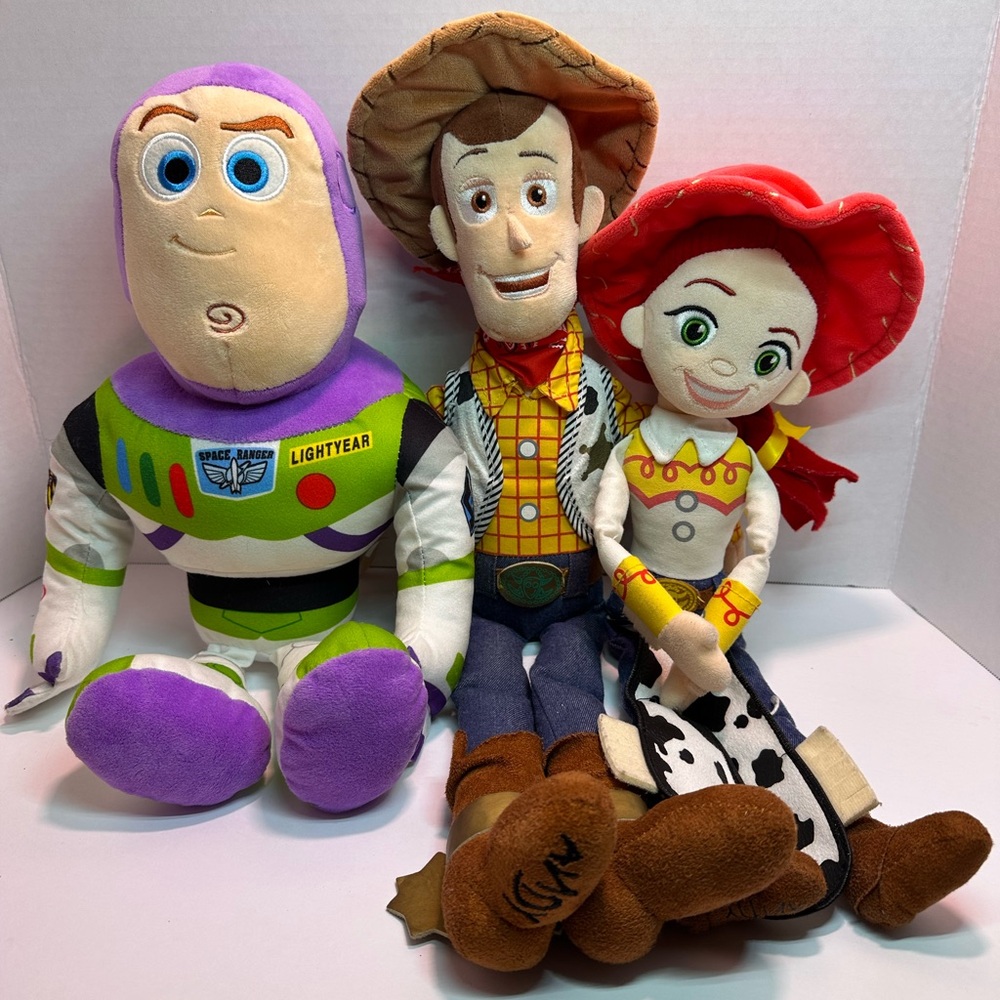 Toy Story Plush Set - Buzz, Woody, and Jessie